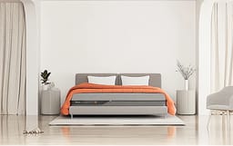 Mattress setup in a bedroom