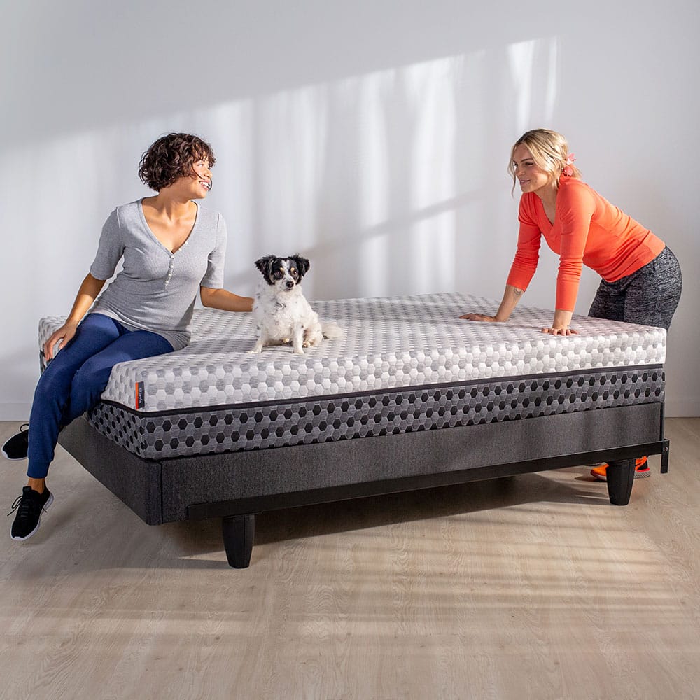 Women Lying on bed