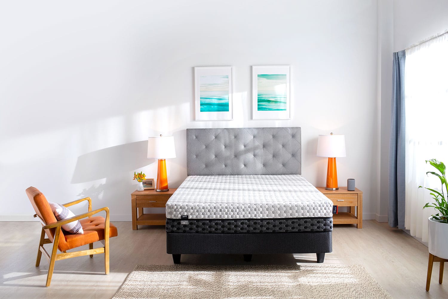 Blends in beautifully with any bedroom