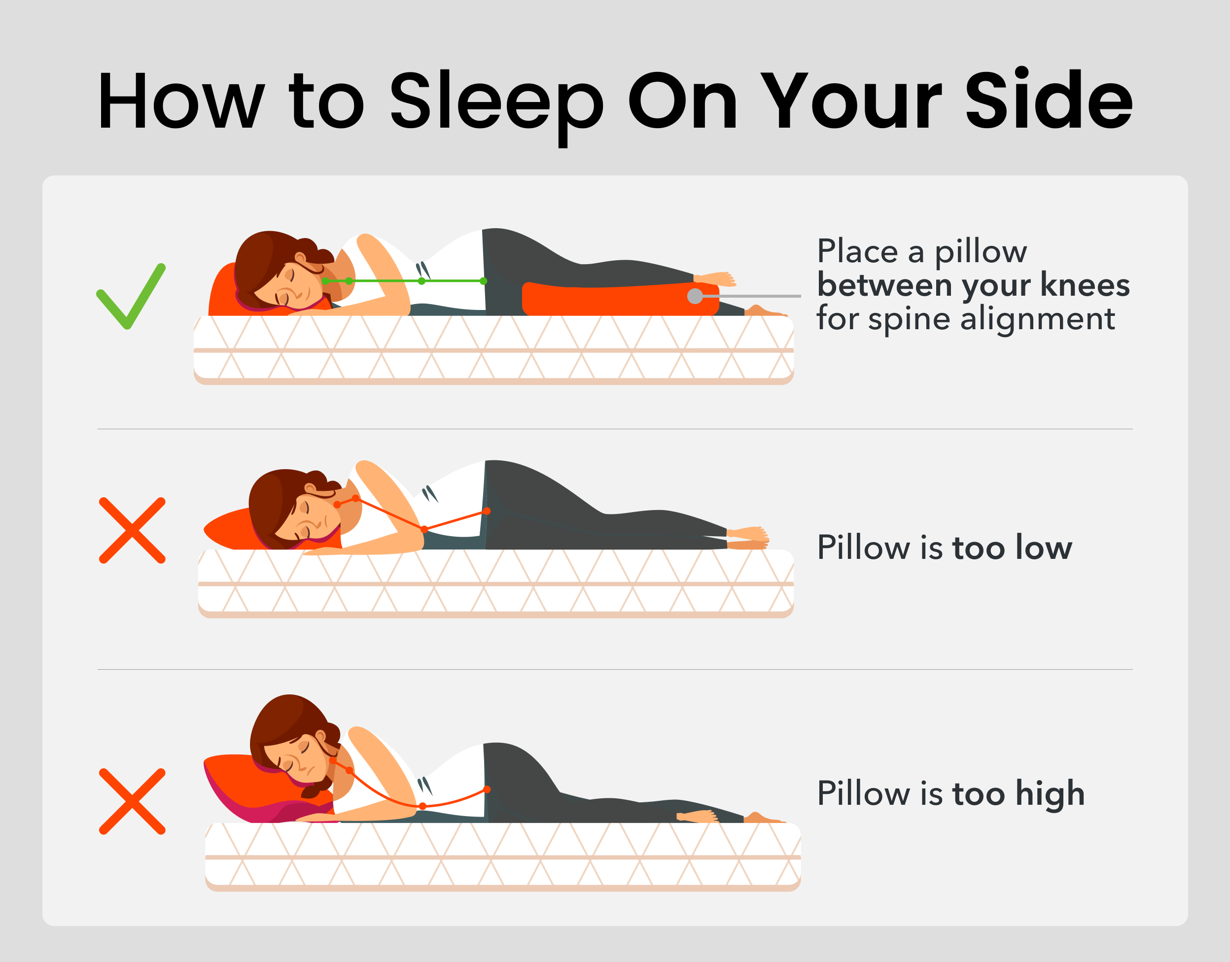 How to sleep on your side