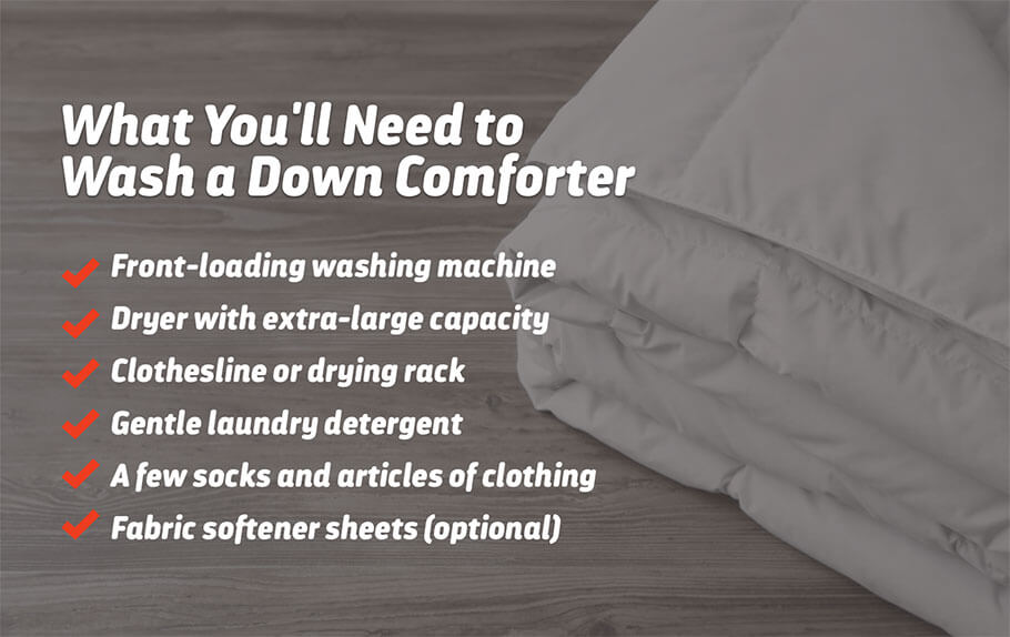 How to Wash a Down Comforter (Steps for Cleaning & Drying)