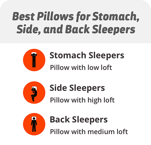 Best Pillow for Stomach, Side, and Back Sleepers