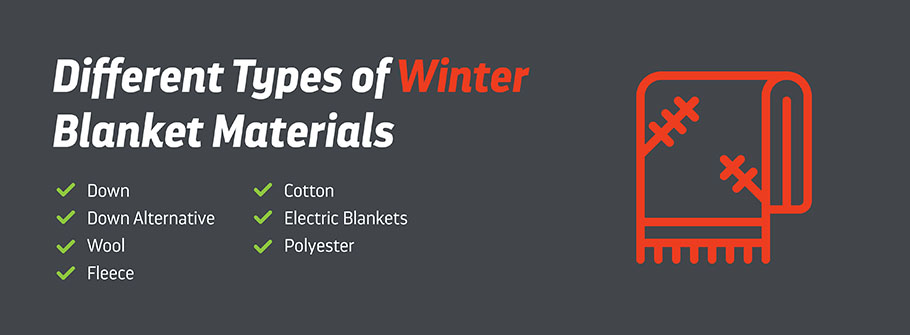 Different Blanket Types for Winter