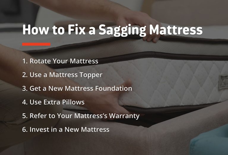 How to Fix a Sagging Mattress LaylaSleep
