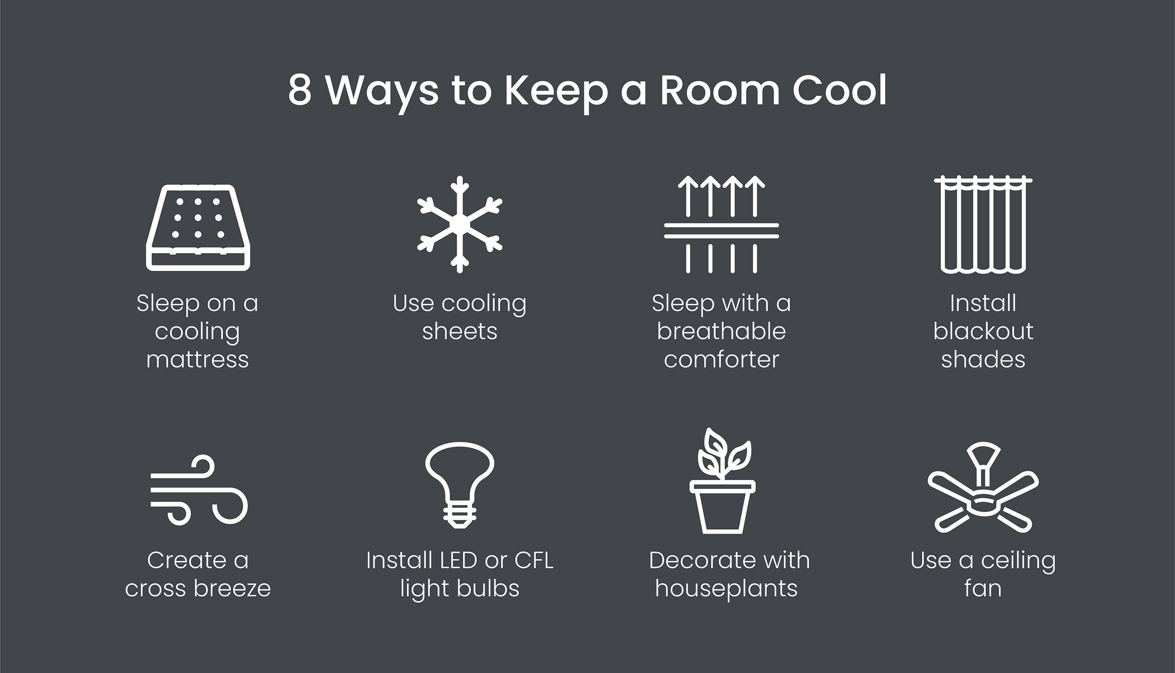 8 Best Ways to Keep a Room Cool
