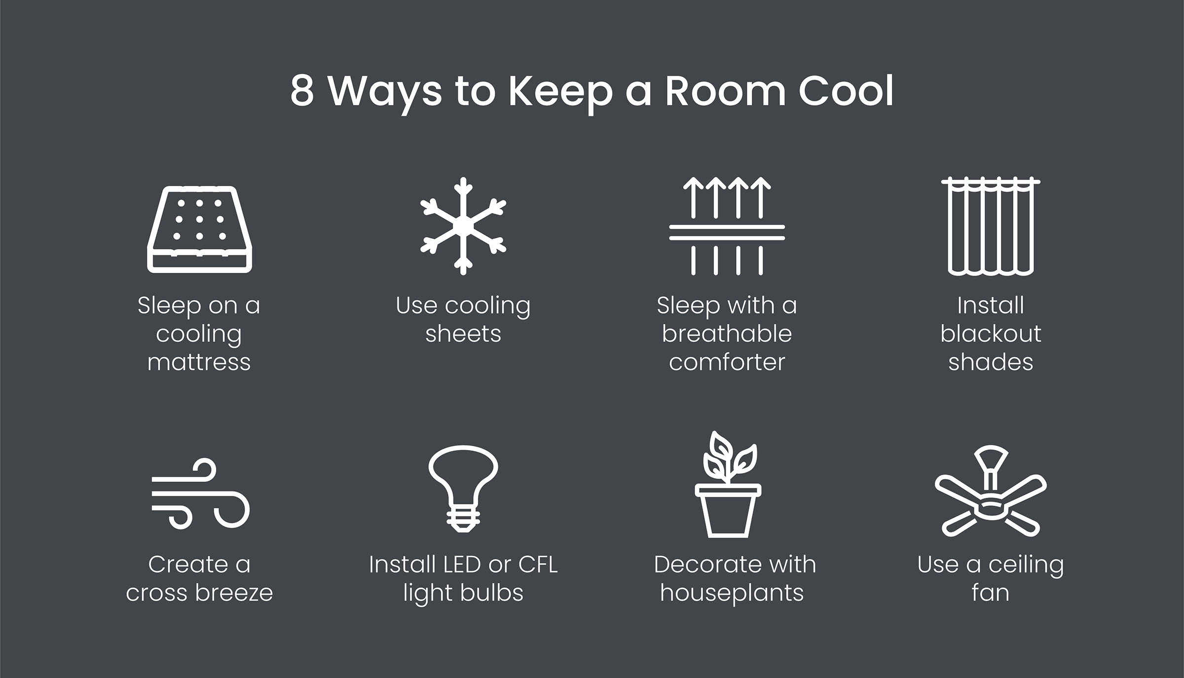 12 Easy Ways To Keep Cool And Get A Good Night's Sleep - Sanitas