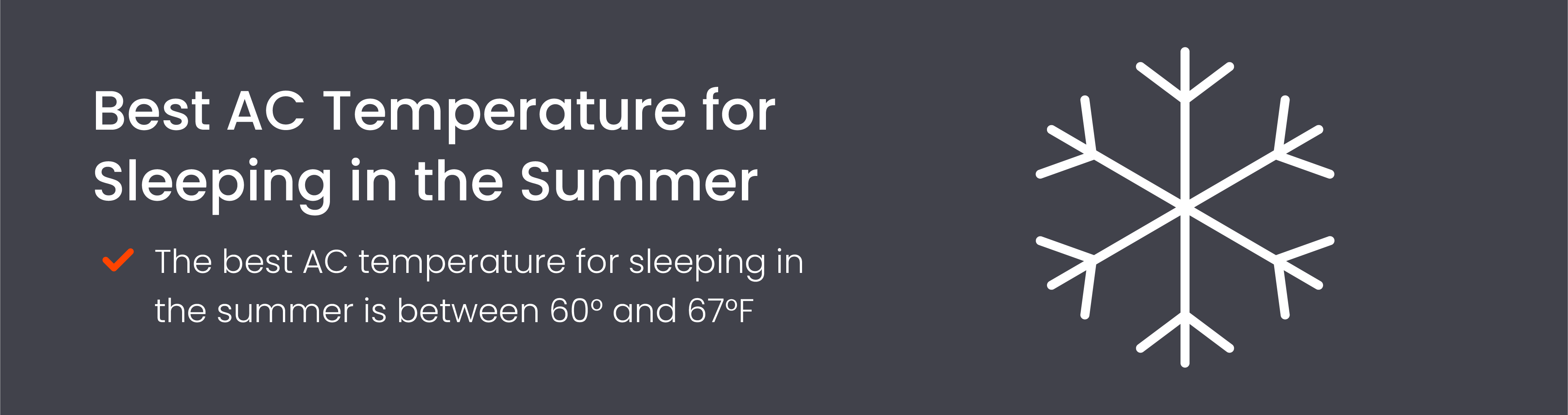 Best AC temperature for sleeping in the summer