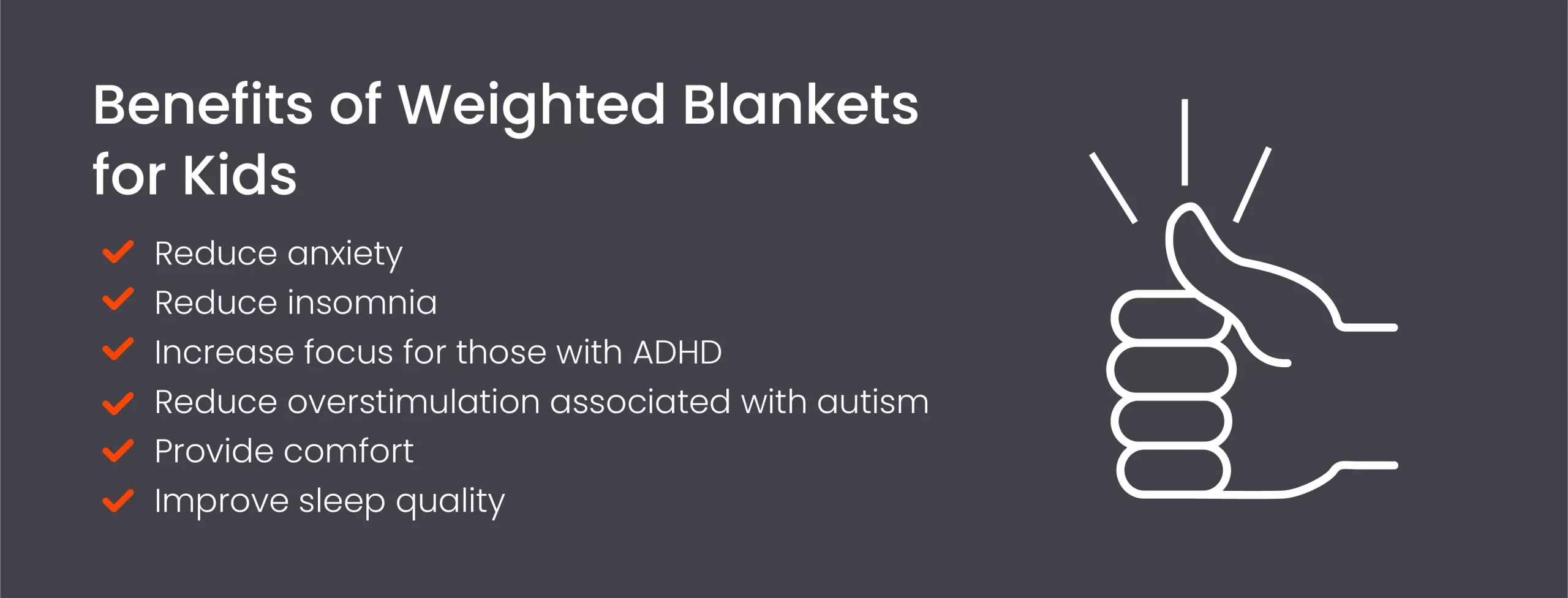 Weighted blanket for child with adhd hot sale