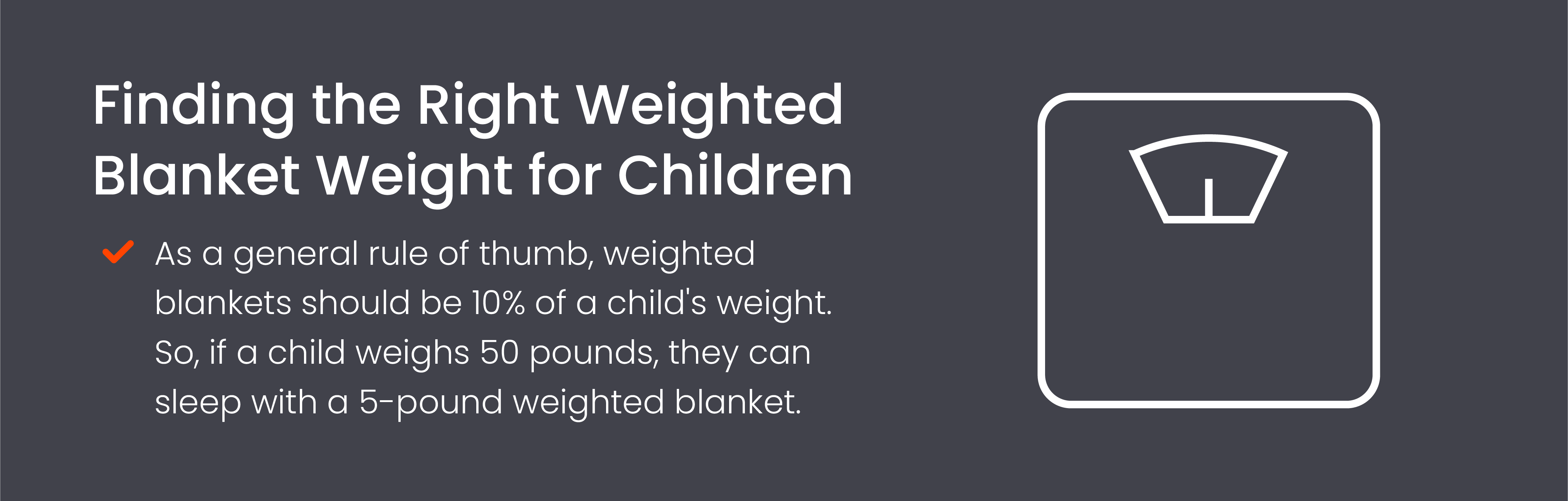 Blanket Weight for Children