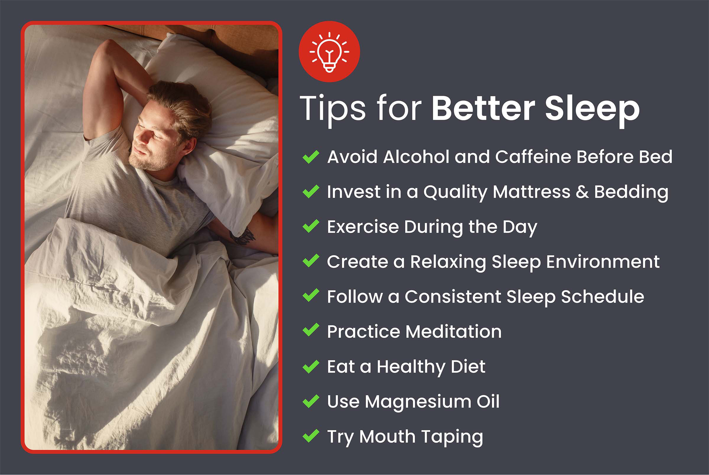 Tips for better sleep