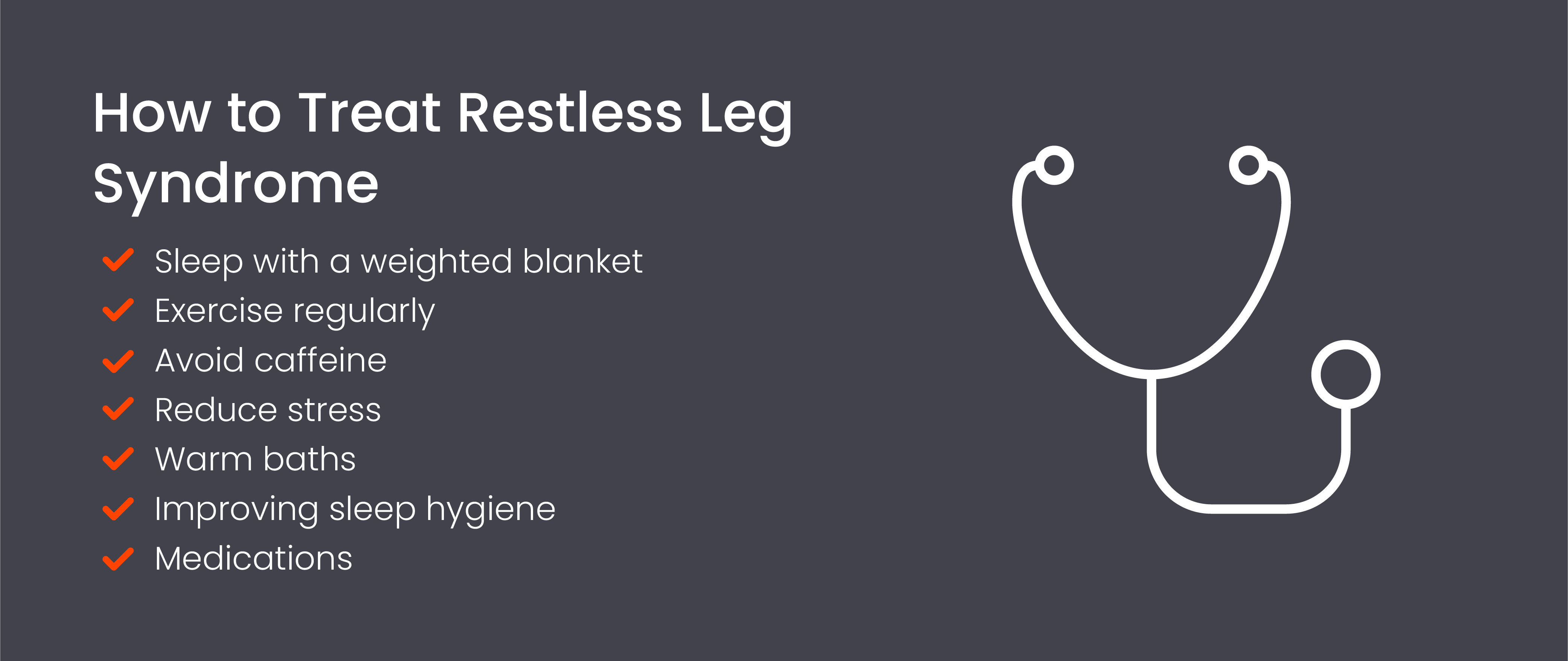How to treat restless leg syndrome