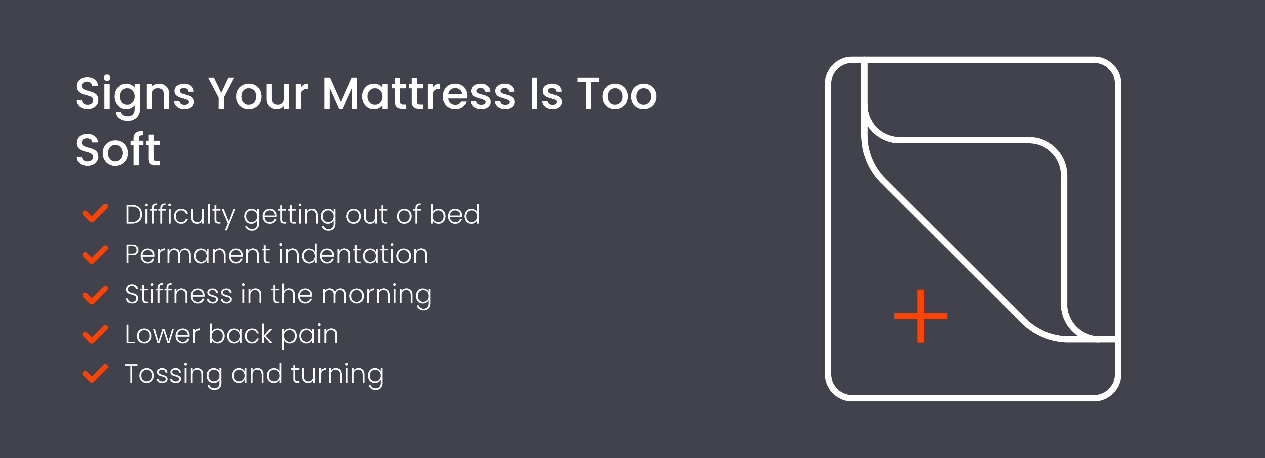 Signs your mattress is too soft