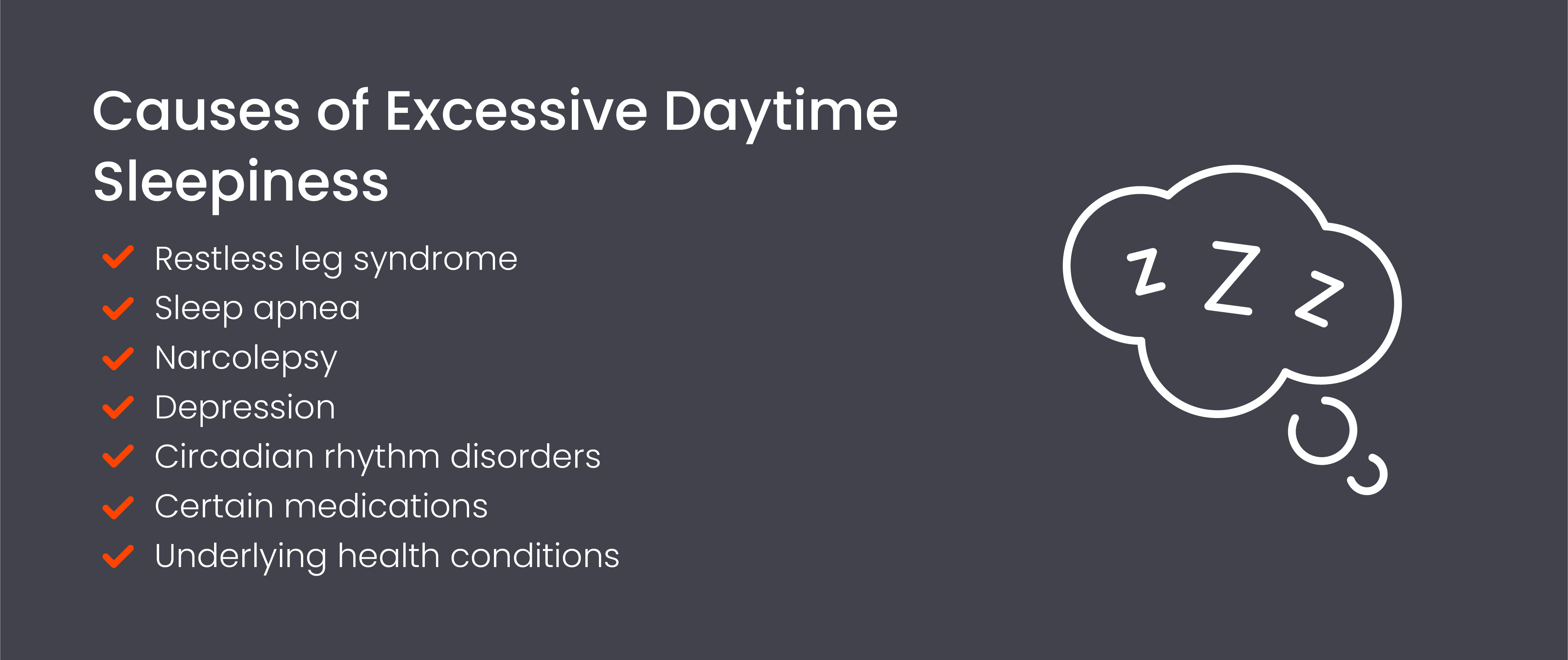 Causes of excessive daytime sleepiness