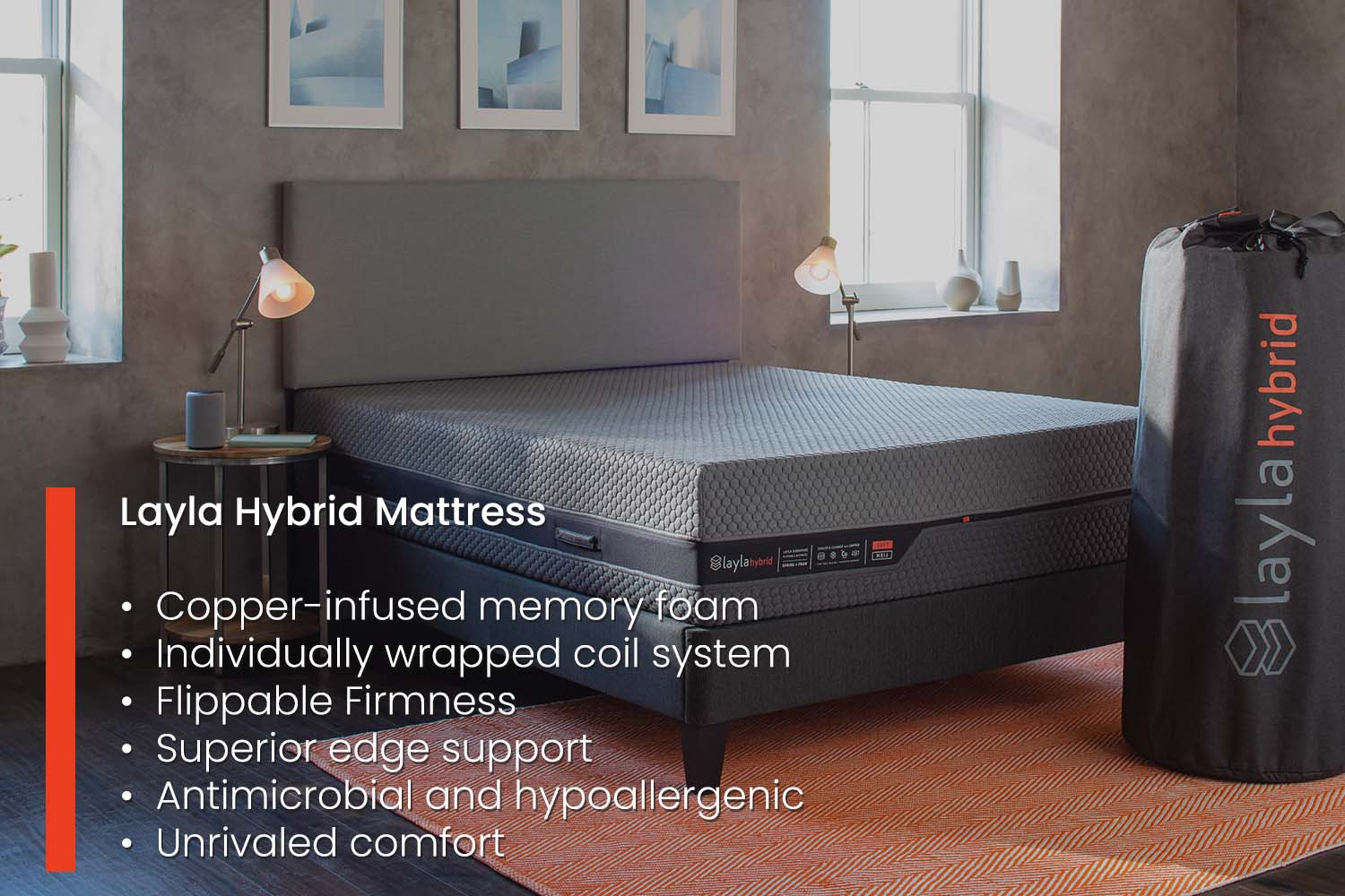 Layla hybrid mattress
