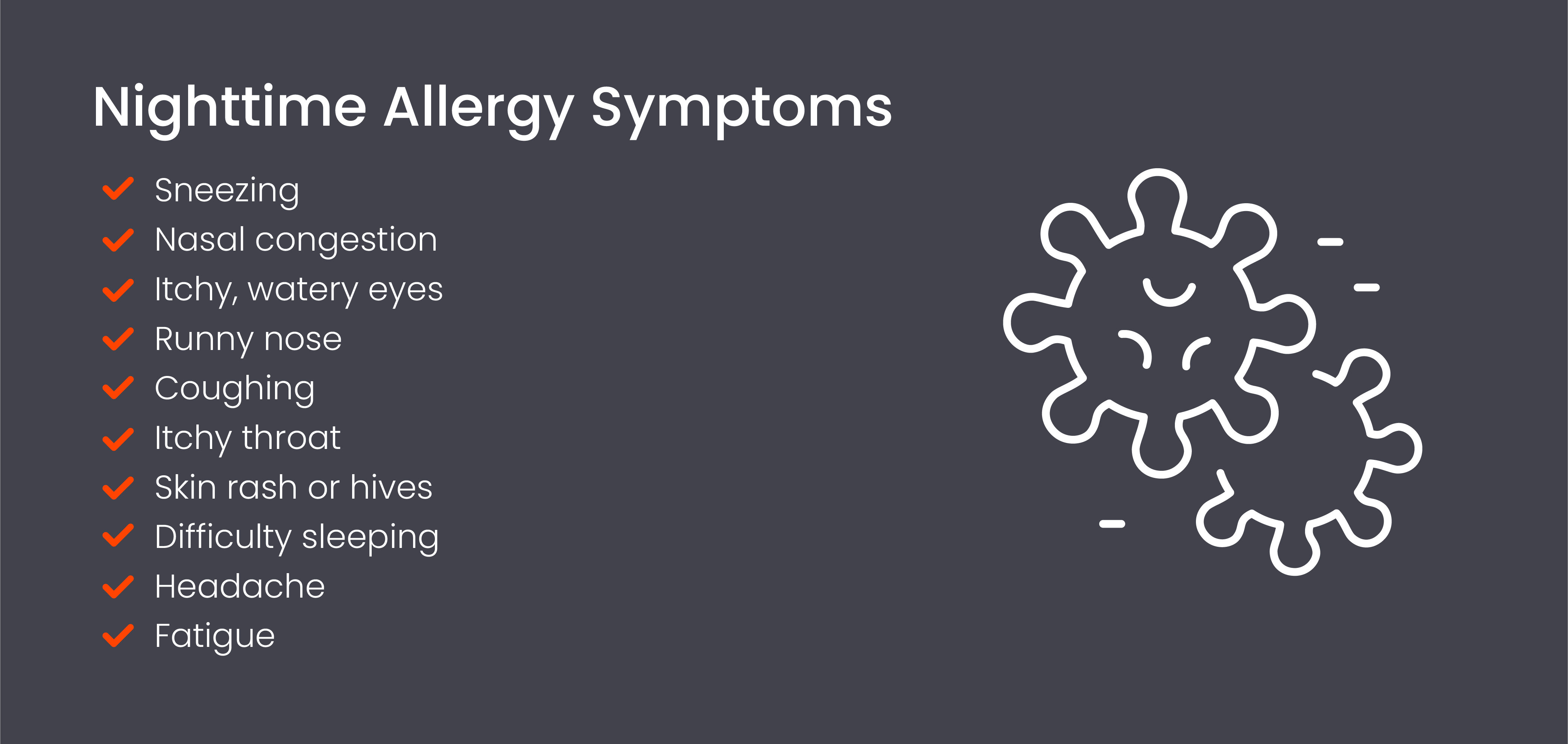 Nighttime allergy symptoms