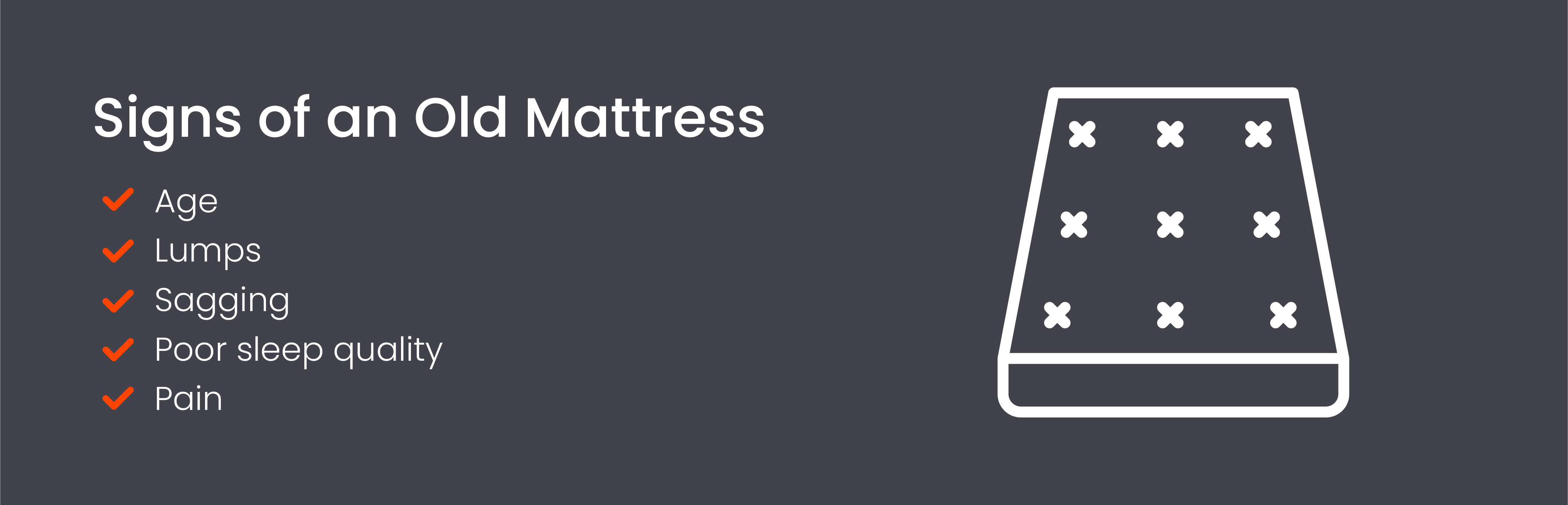 Signs of an old mattress
