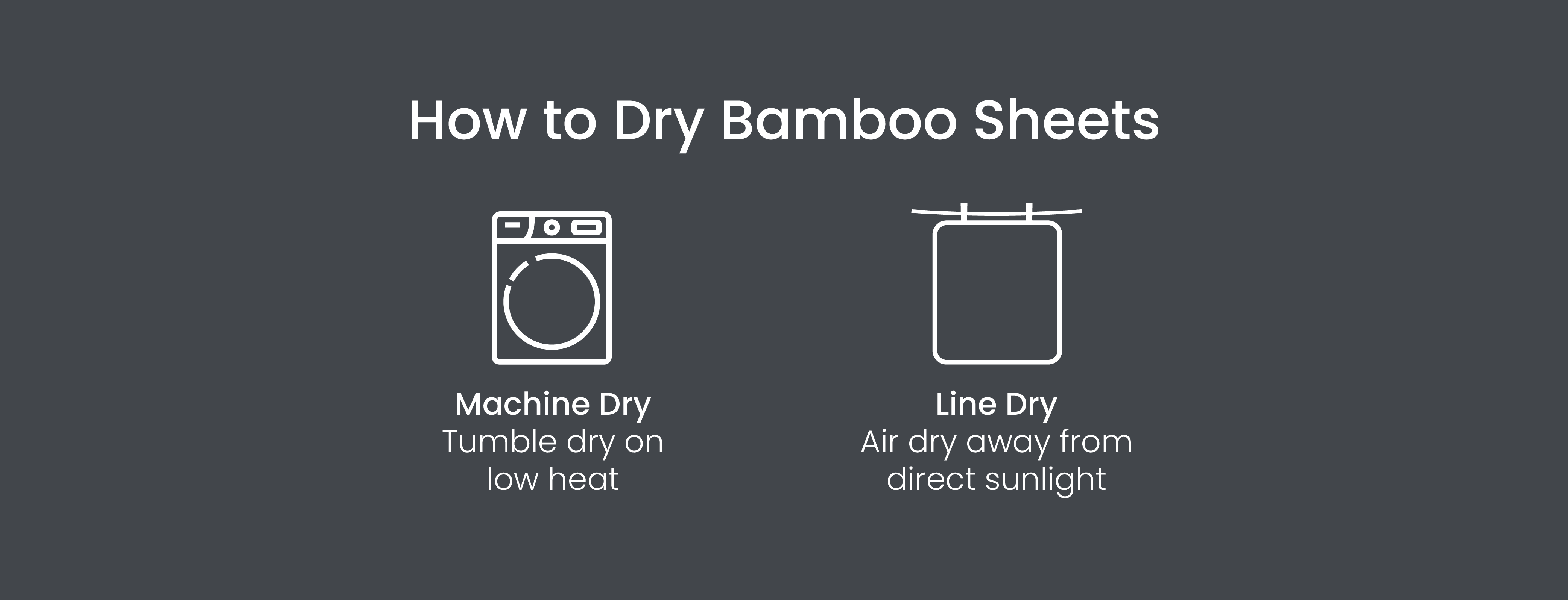 How to dry bamboo sheets