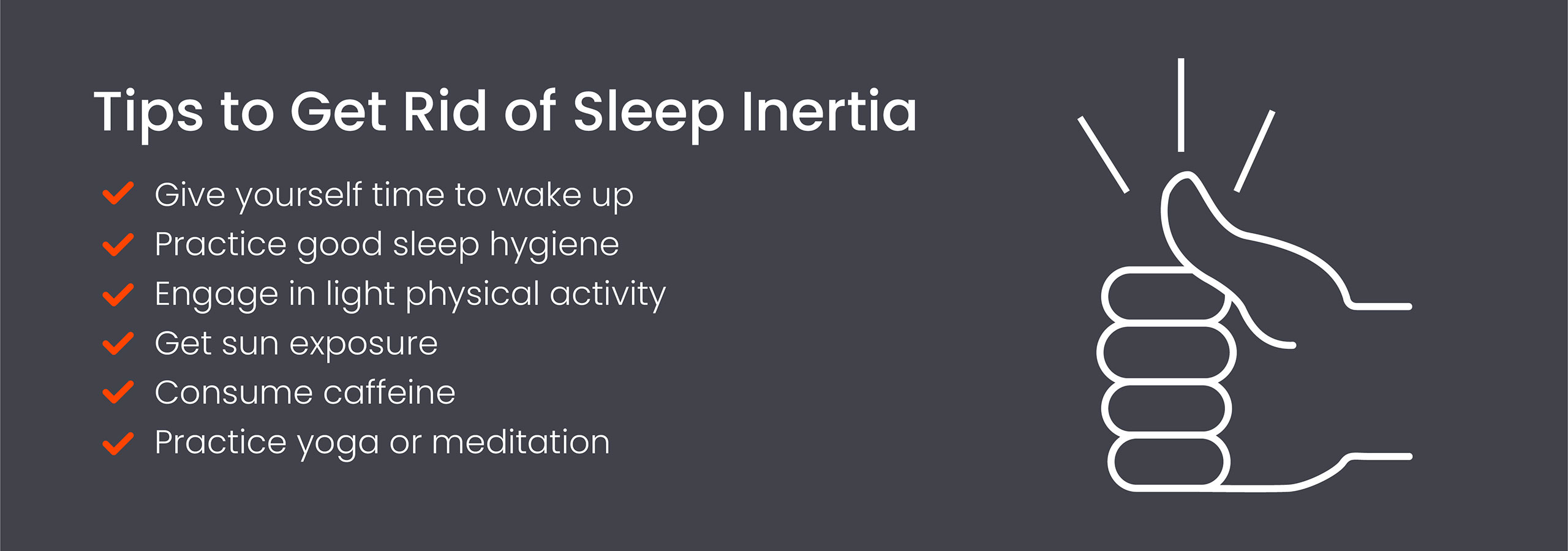 Tips to get rid of sleep inertia