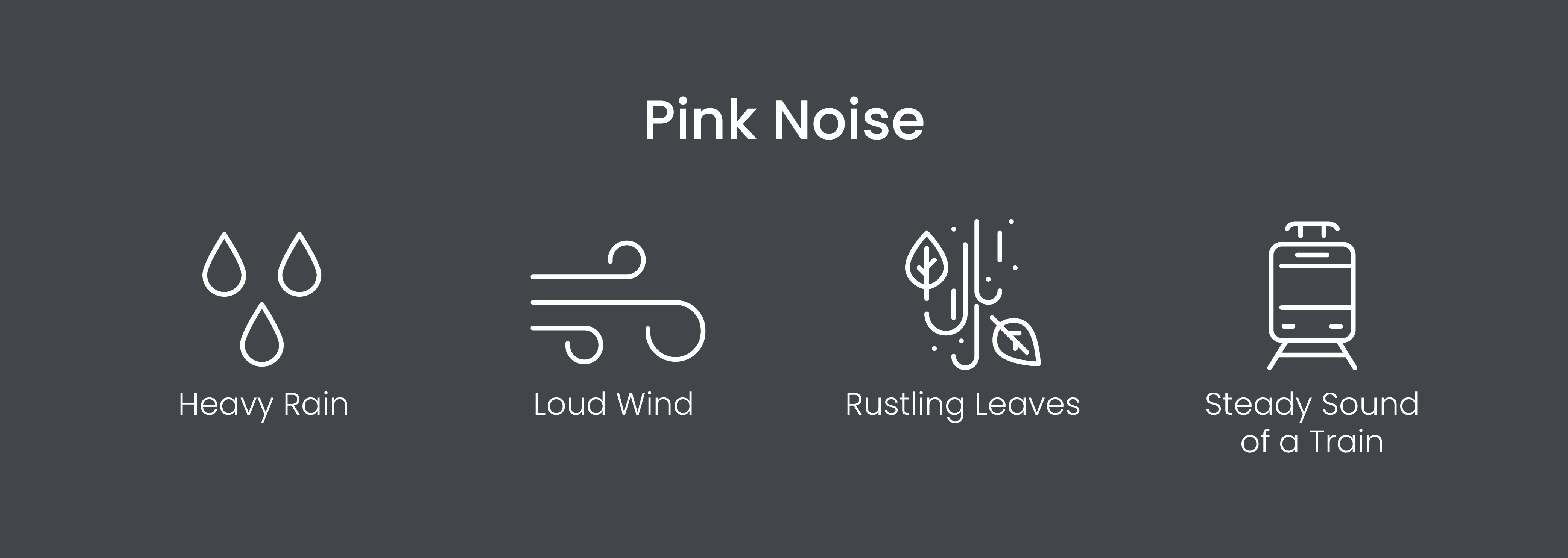 Examples of pink noise