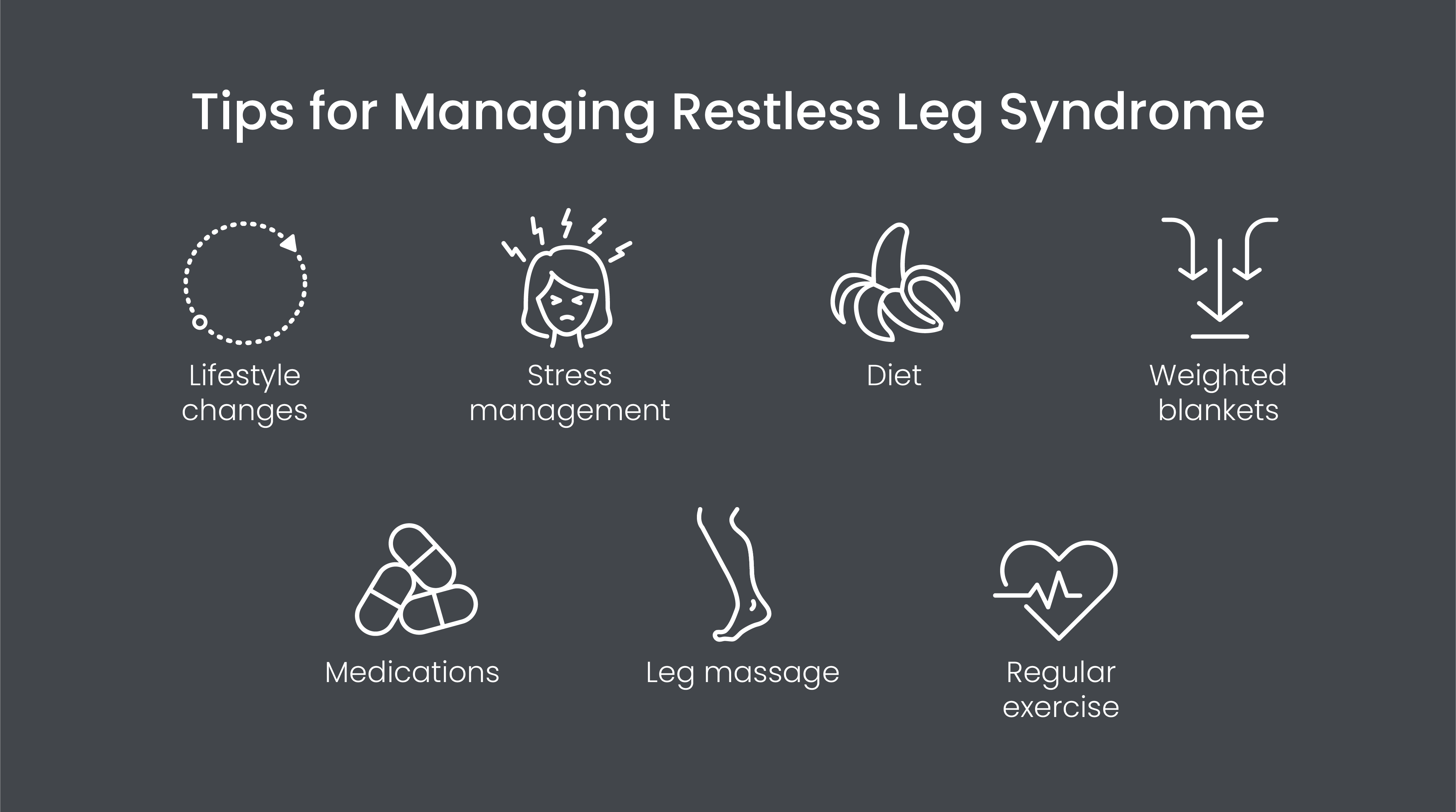 Tips for managing restless leg syndrome