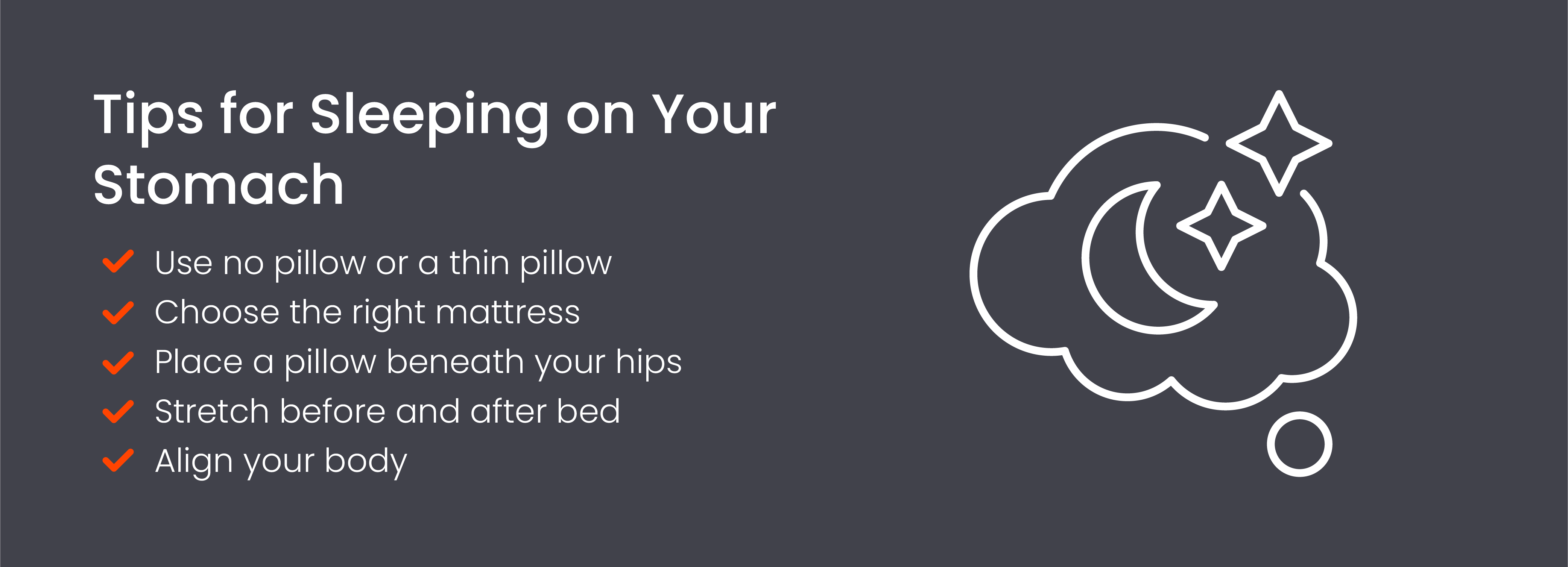 Tips for Sleeping on Your Stomach
