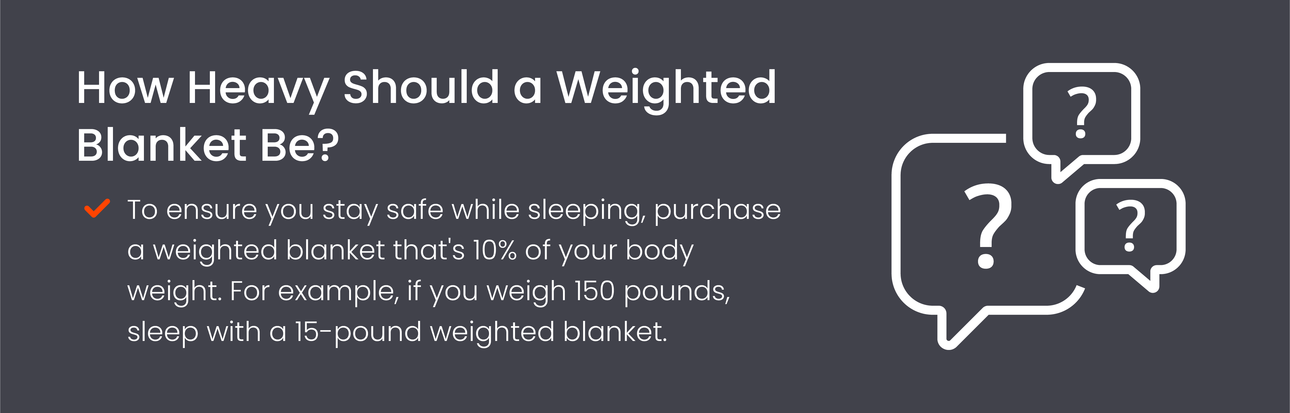 how heavy should a weighted blanket be