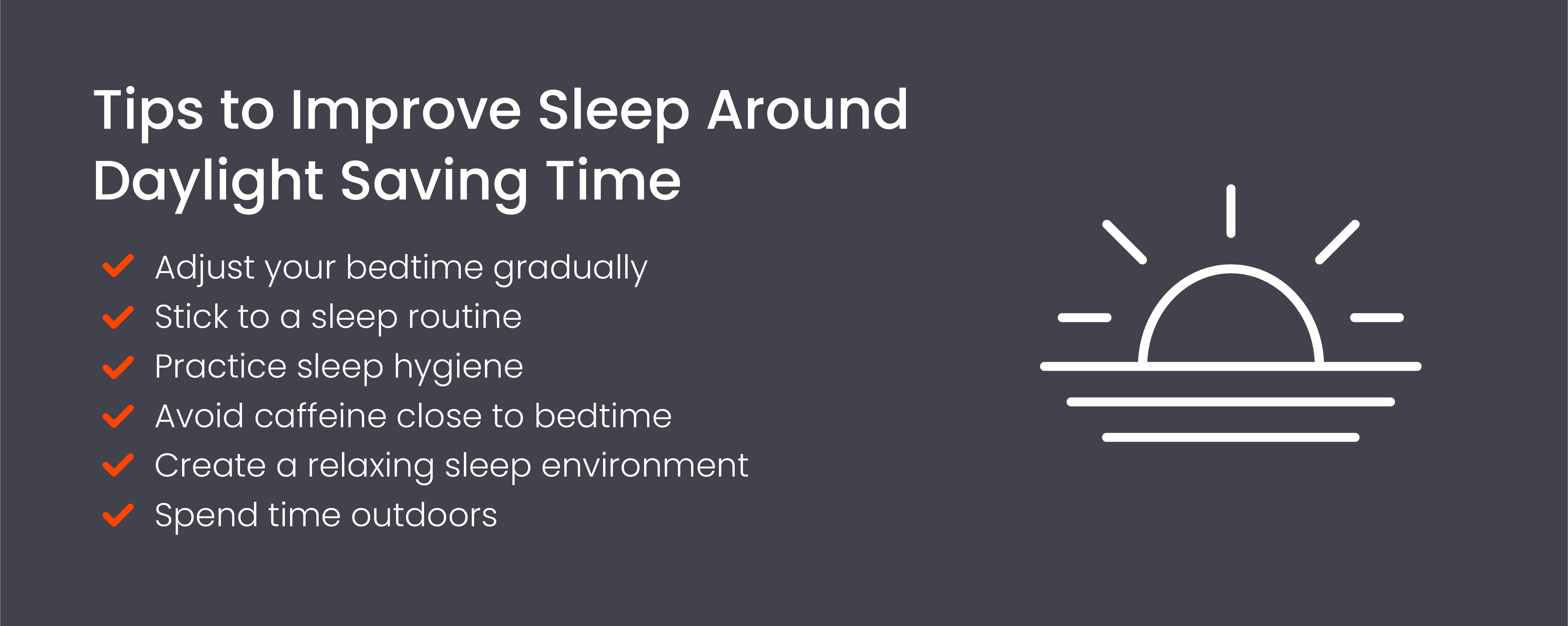 Tips to Improve Sleep Around Daylight Saving Time