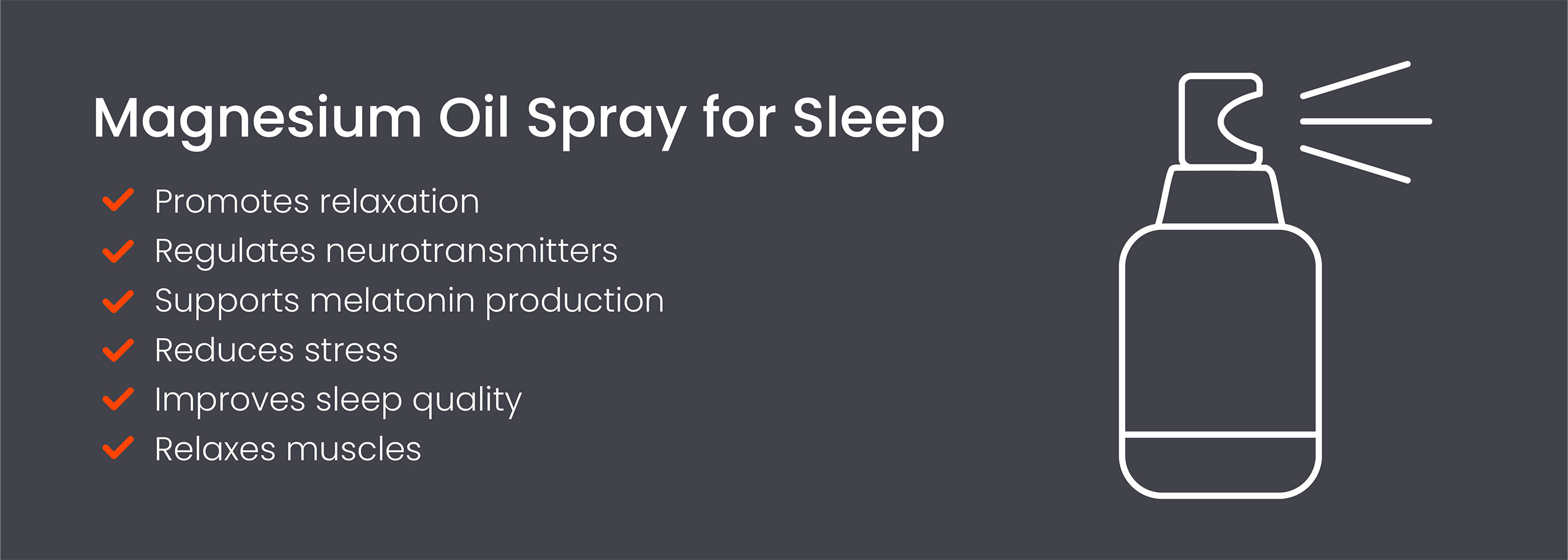 Benefits of magnesium oil spray for sleep