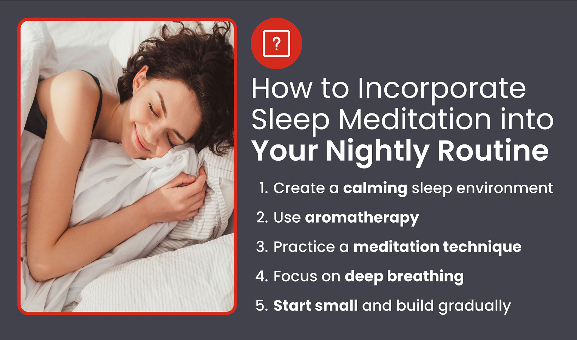 How to incorporate sleep meditation into your nightly routine