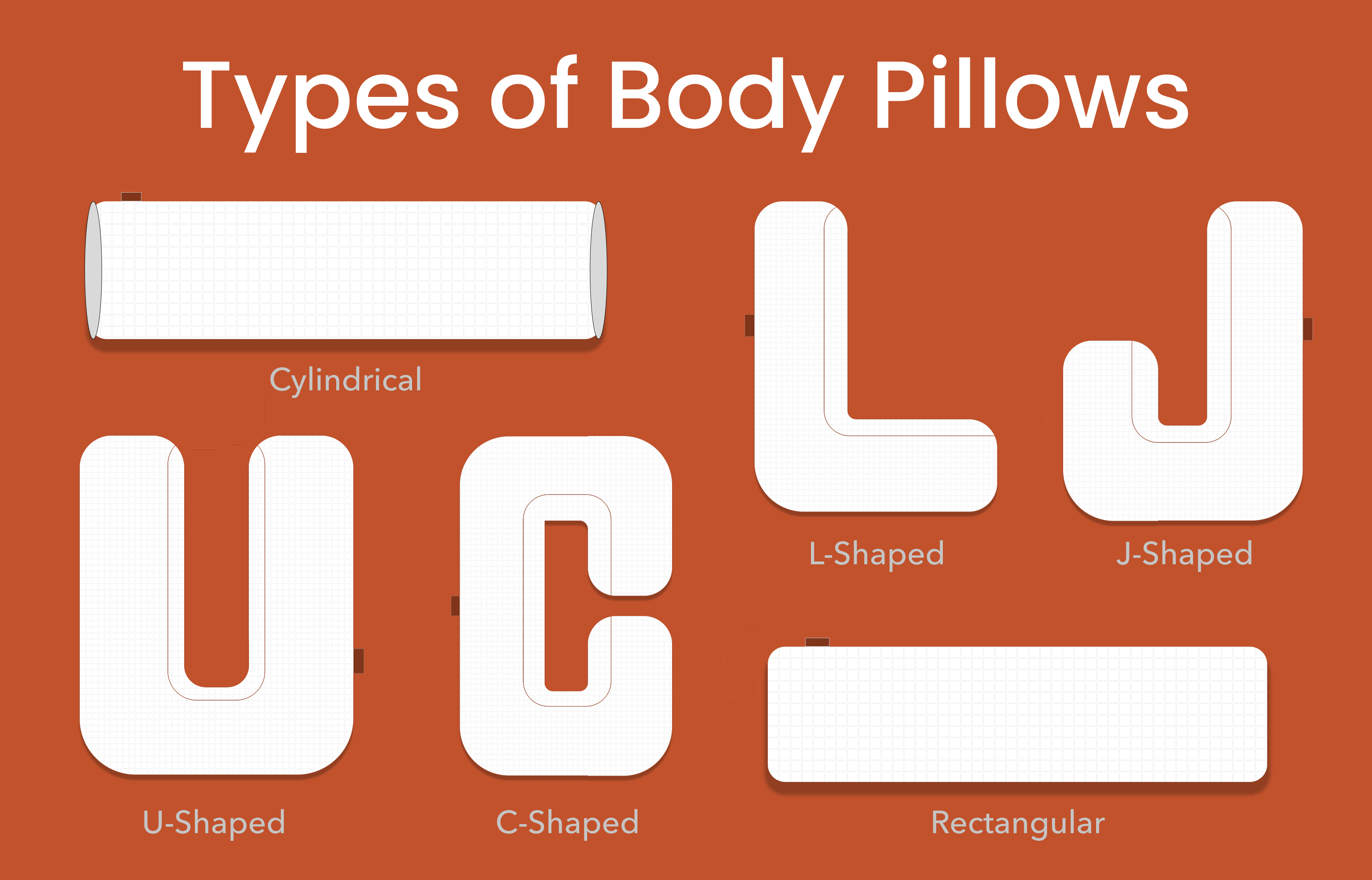 Types of body pillows